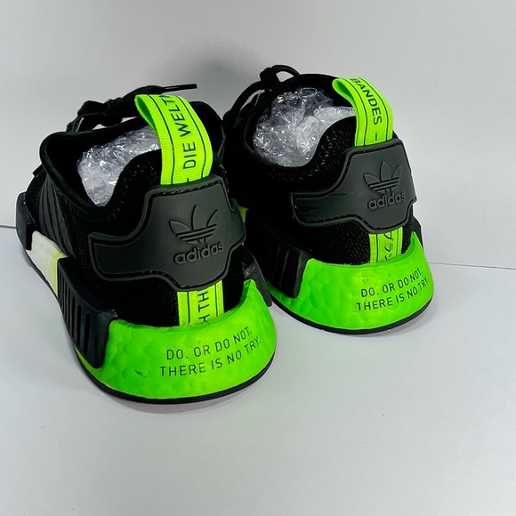 ADIDAS BOOST NMD STAR WARS YODA  SHOES SIZE 4.5 - Picture 6 of 11